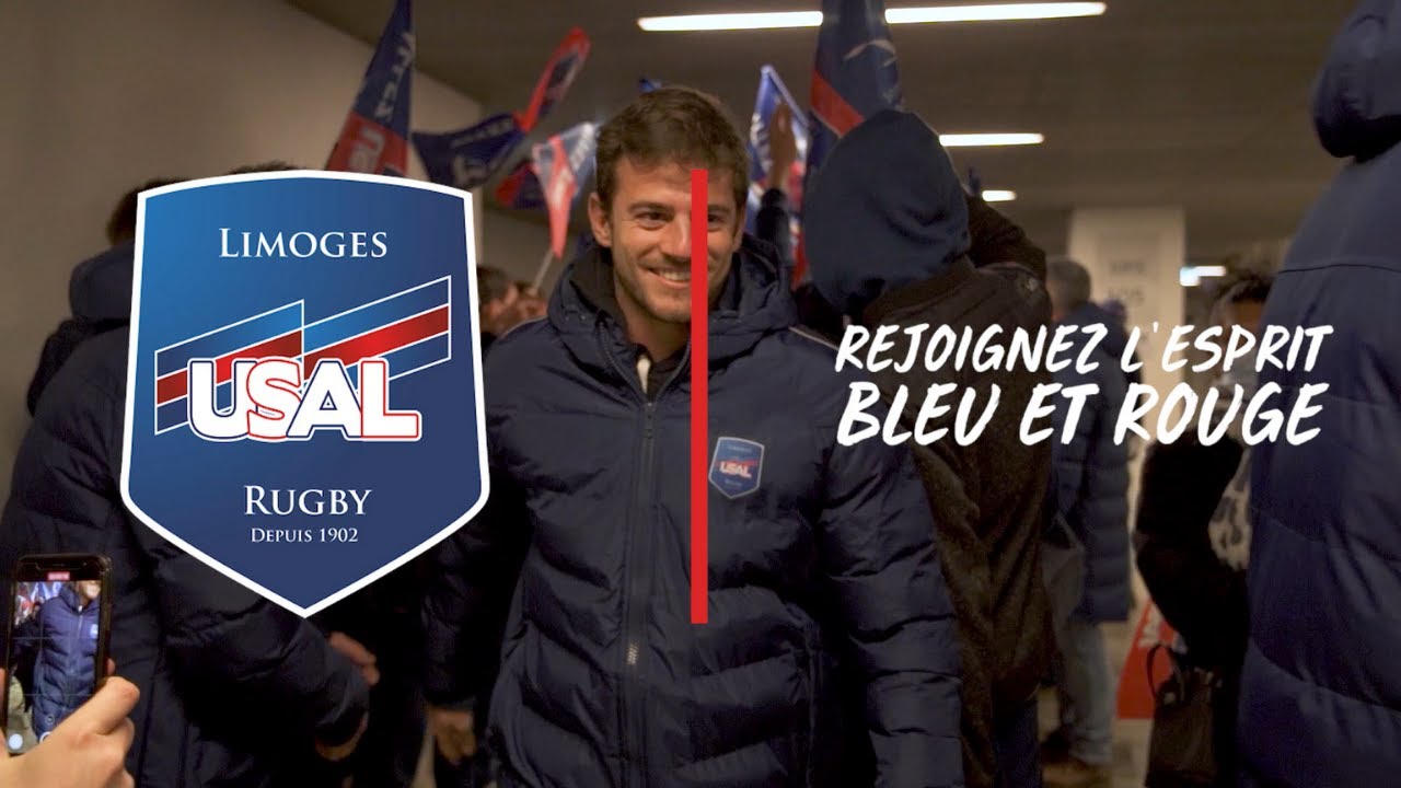 Rejoignez l'esprit bleu et rouge USA Limoges Rugby YouTube
