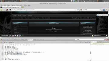 Spoonfeeding Hacking - SecurityOverride.net Javascript Mission 5