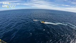 Bundaberg-based RACQ LifeFlight Rescue helicopter rescue