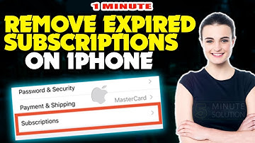 How to remove expired subscriptions on iphone 2024 | 5 Minute solution
