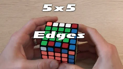 5x5 Tutorial Part 2 - Edge Pairing - Beginner reduction method edges