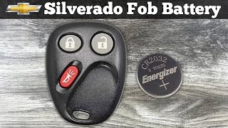 2003 - 2006 Silverado Key Fob Battery Replacement - How To Replace Change LHJ011 Remote Batteries