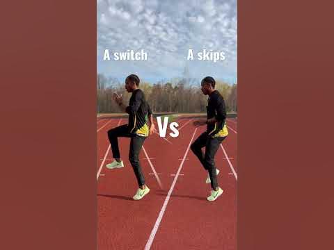 A Switch vs A skips drills running form #running #drill YouTube