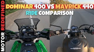 Finally Bajaj Dominar 400 Vs Hero Mavrick 440 Ride Comparison is Here | Mavrick Best Hai??