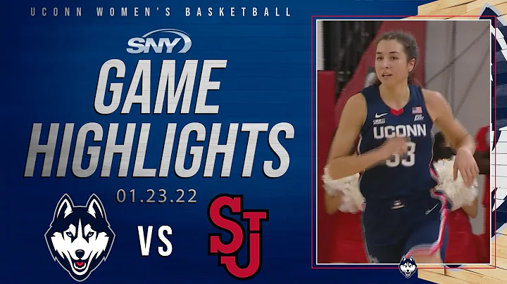 UConn vs St. John's Highlights: Caroline Ducharme'...