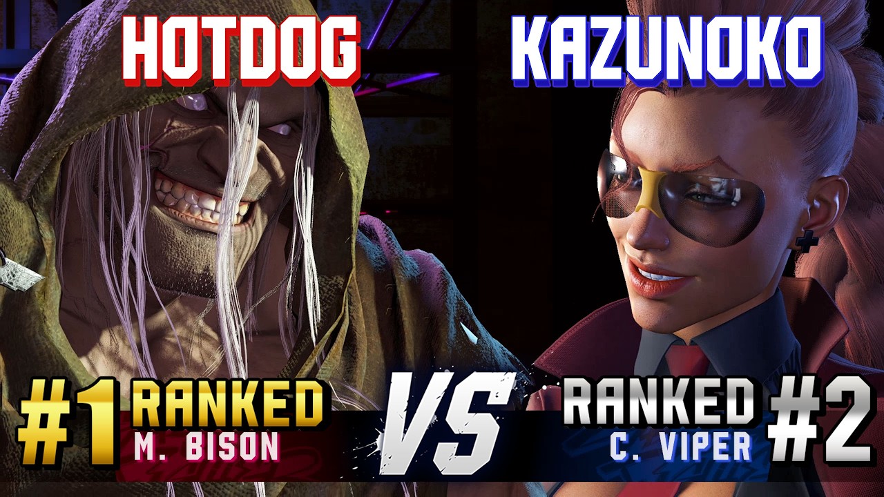 SF6 ▱ HOTDOG29 (#1 Ranked M.Bison) vs KAZUNOKO (#2 Ranked C.Viper