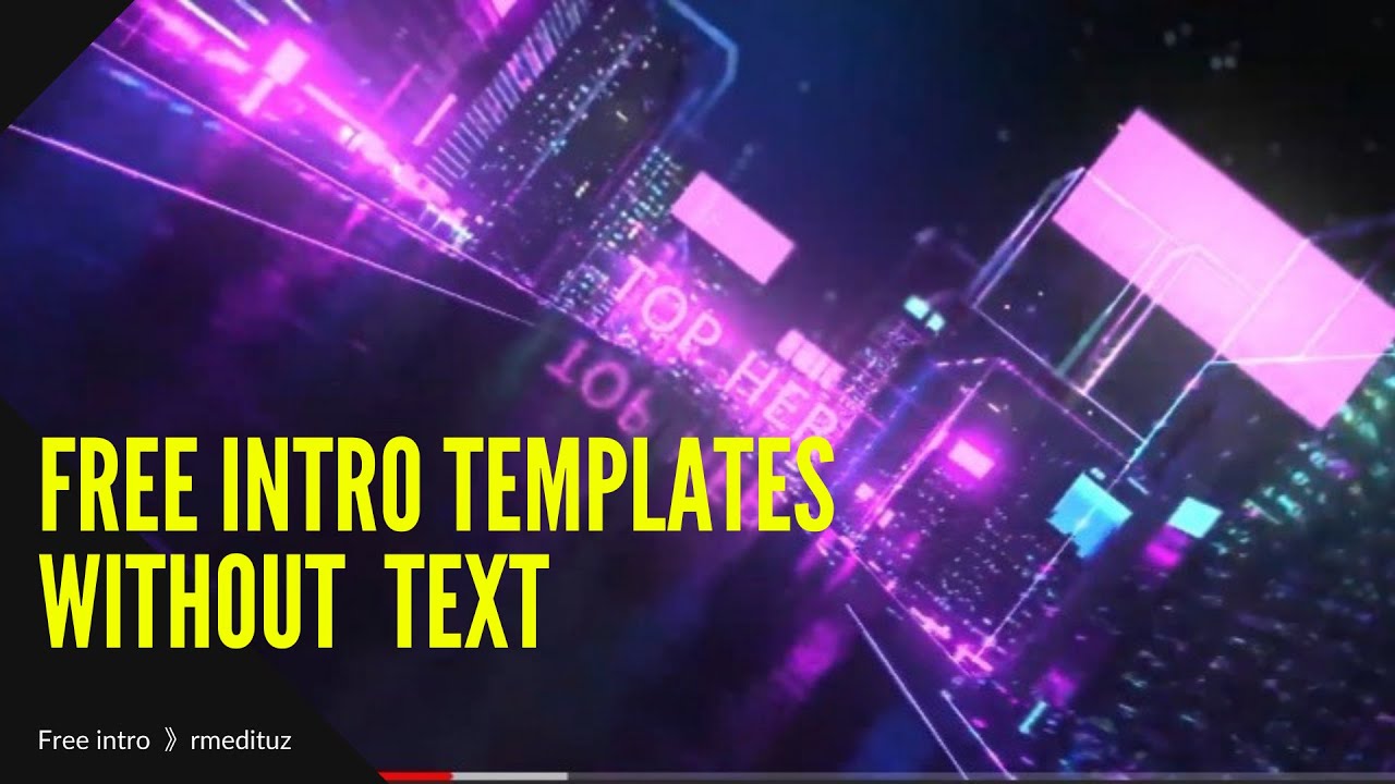 Free 9+ Intro Templates without text AFTER EFFECTS / NO COPYRIGHT - YouTube