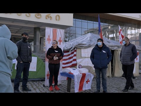 ორგანიზაცია \"ჩვენ გავათენებთ\" თელავში მიმდინარე აქციას შეუერთდა