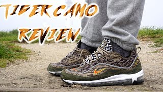 NIKE AIR MAX 98 TIGER CAMO AOP PACK UNBOXING, detailed REVIEW AND ON FEET