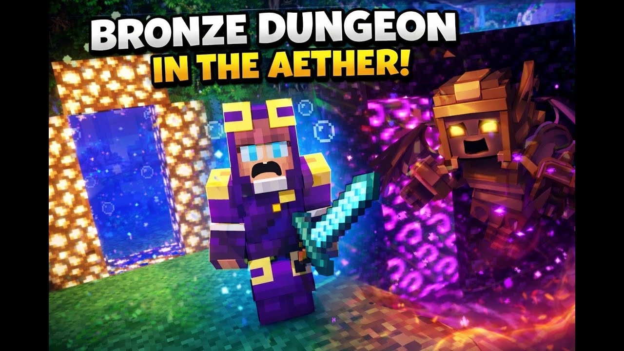 Conquering the Bronze Dungeon in the Aether! | Ascendra | Minecraft ...