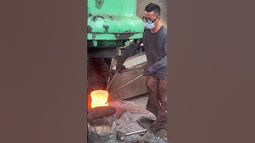 1-Minute Demo: Iron Block to Thin Ring Transformation #process #machine #factory #ironman #rings