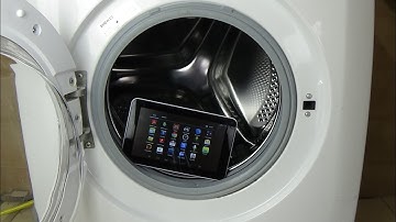Experiment - test, Tablet in a Washing Machine - tablet broken by centrifuge, movie #41