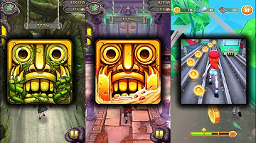 Temple Run 2 Lost Jungle Vs Temple Run 2 Blazing Sands Vs Bus Rush 2 - Endless Run