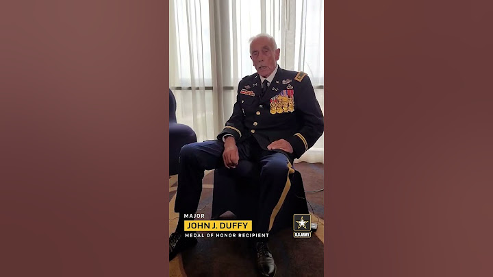Advice from a #MedalofHonor recipient (part 1)