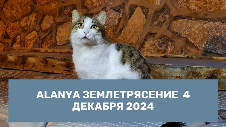ALANYA ЗЕМЛЕТРЯСЕНИЕ 4 ДЕКАБРЯ 2024