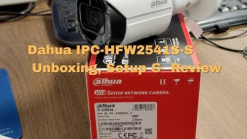 Dahua IPC-HFW2541S-S Review | 5MP AI Outdoor Security Camera Test & Setup (WizSense Series)
