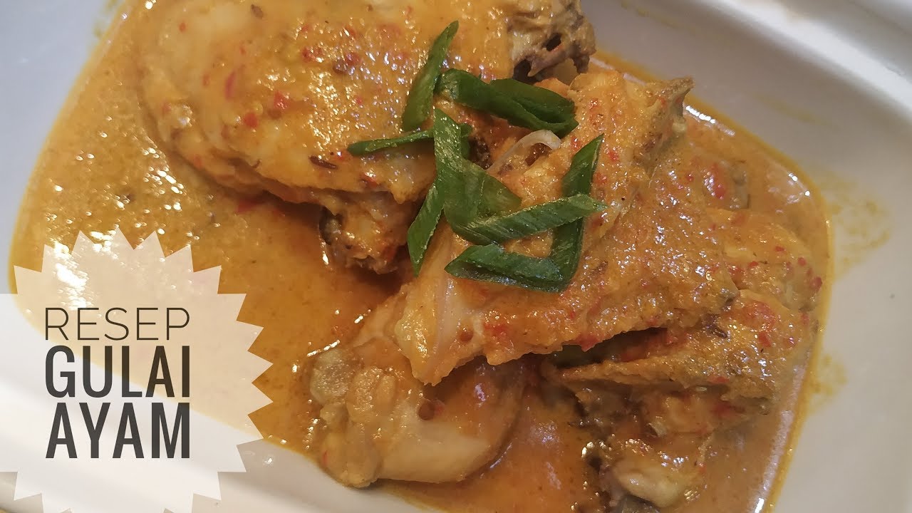 RESEP GULAI AYAM - YouTube