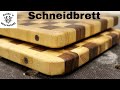 Schneidbrett Robinie Nussbaum mit Woodporn / Cutting Board Roby Walnut - diy