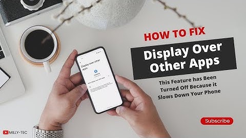 How To Fix Display Over Other Apps | This Feature Has Been Turned Off