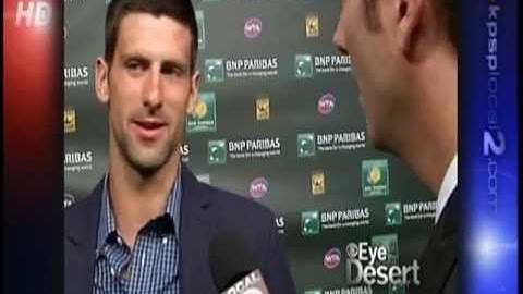 Nadal, Djokovic, Roddick at the 2011 BNP Paribas Open players party