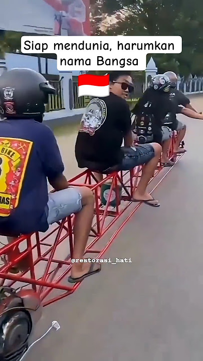 🇮🇩Mendunia, Vespa Extreme Panjangnya Kaga Ukuran🇮🇩 #vespaextreme #vespagembel