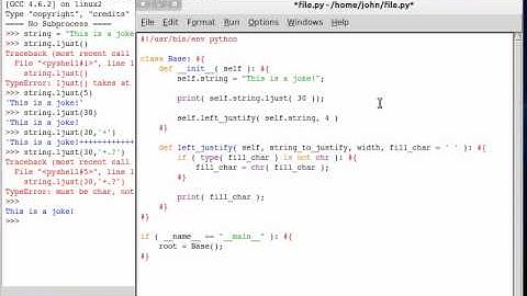 Python 58 String Left Justify