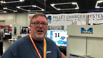 #MIDACO Automatic #PalletChanger and #CNC #Automation #Productivity at NW #MachineTool Expo #NWMT