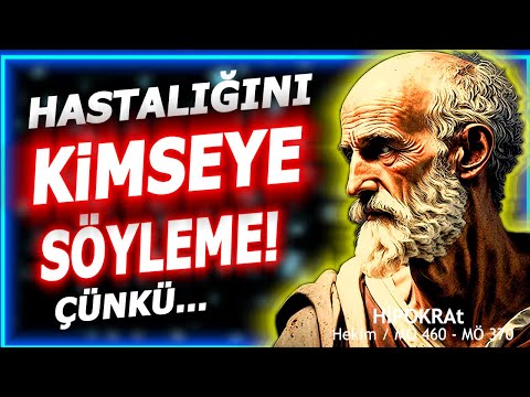 TIBBIN BABASI HİPOKRAT'IN EN GÜZEL SÖZLERİ / KISA ANLAMLI SÖZLERİ- TAVSİYELERİ