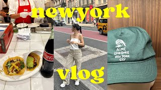 NY Vlog 뉴욕 브이로그 (ENG) | 로컬 추천 맛집, MoMA 모네의 수련, 랄프로렌 카페, 센트럴파크, 소호거리 쇼핑 (폴렌느, 에메레온도르, 슈프림, 온리뉴욕)