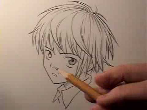 How to Draw 3 Manga Boy Hairstyles  YouTube