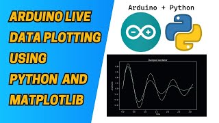 Plot Arduino data using Python & Matplotlib | Arduino PySerial Tutorial | circuiTician