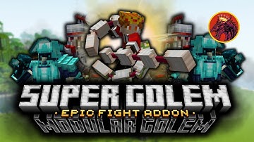 Minecraft: Epic Fight Mod | Super Golem & Modular Golem TRAILER