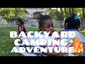 Backyard Camping Adventure | Quarantingz