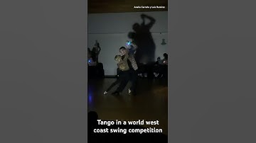 Tango show in a world west coast swing competition #learntango #thetangoway #tango #dance #nylon