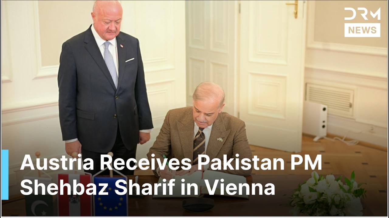 BREAKING NEWS: Austria Receives Pakistan PM Sharif in Vienna for Trade, Investment Talks | AC1G