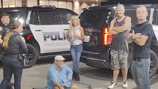 (Karen) Stood Up For Cop Violating Rights