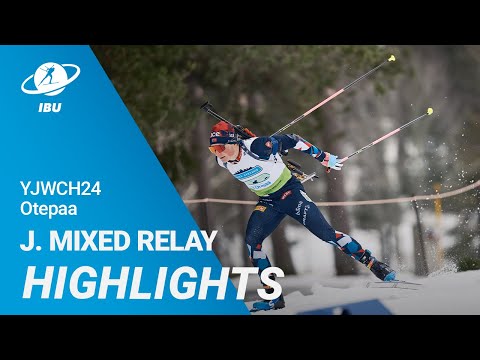 YJWCH24 Otepaa: Junior Mixed Relay Highlights