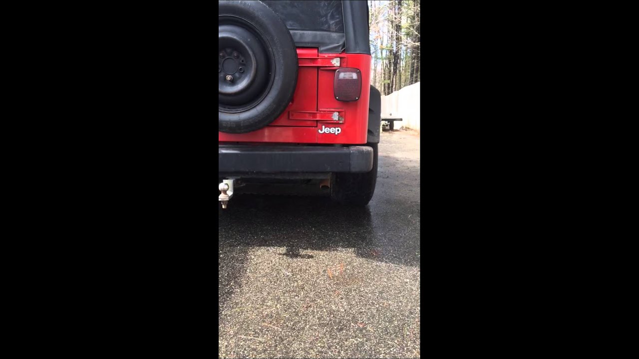 1997 jeep wrangler cherry bomb turbo YouTube