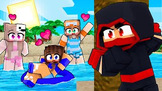 Thumbnail for UM NINJA em uma ILHA só DE MENINAS no Minecraft