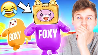 Can FOXY & BOXY Beat FALL GUYS!? (FUNNIEST GAME EVER!!!)