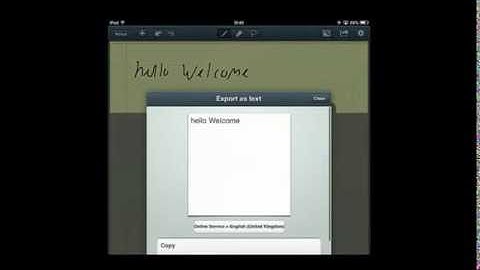 MyScript Memo app for iPad
