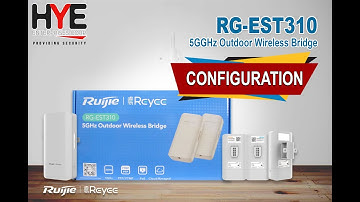 Ruijie Reyee RG-EST310 5GHz Outdoor Wireless Bridge Configuration