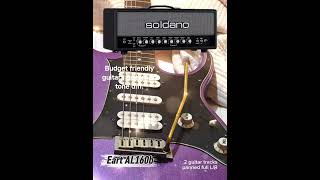 Budget friendly guitars distortion tone diff #cortCR250 #ampsimulator #slo100