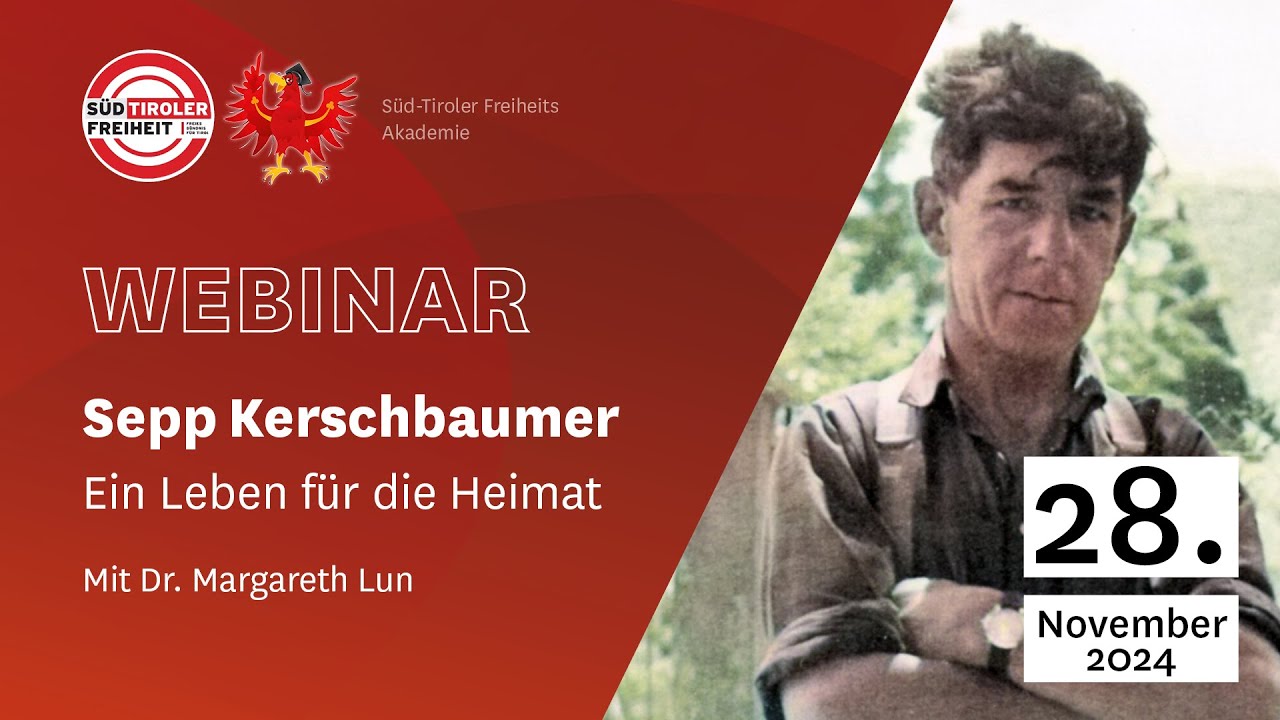 Webinar: Sepp Kerschbaumer – Ein Leben für die Heimat