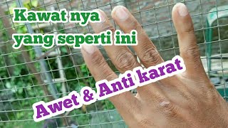 REVIEW KAWAT RAM UNTUK MINI AVIARY BELAKANG RUMAH