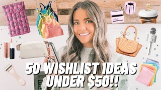 50 CHRISTMAS WISHLIST IDEAS UNDER $50!! *affordable gift guide 2021*