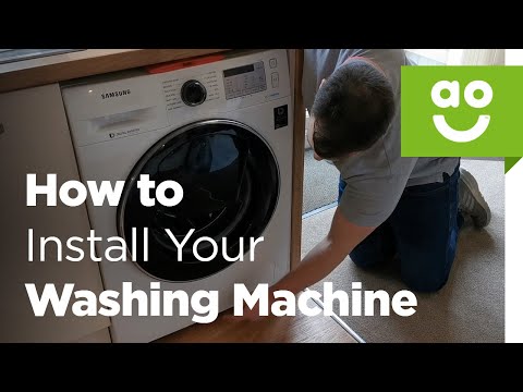 Video: How to install a washing machine yourself: instructions and recommendations. Washing machine connection