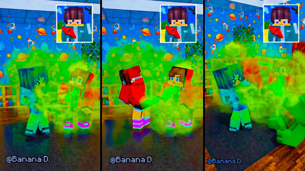 Minecraft - Squid game play vs Squid game final boss Squid girl Fart  - 