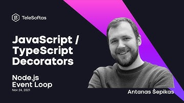 JavaScript /TypeScript Decorators by Antanas Šepikas