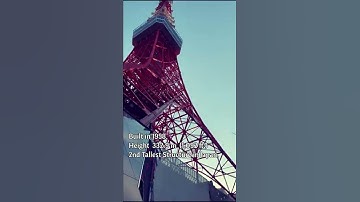 Interesting Facts About Tokyo Tower | Symbol Of Tokyo | Visit To Tokyo Tower | #shorts